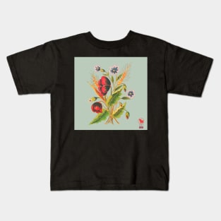 botanicals 1800's Kids T-Shirt